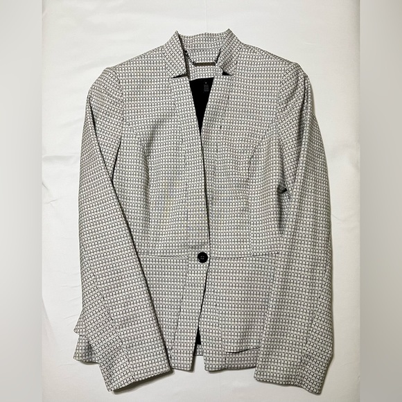 WHBM Blazer/Jacket - Light Gray and Black - Size 0 - - Picture 6 of 12